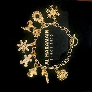 Charm bracelet Christmas theme